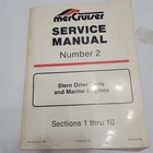 Mercruiser 90-71707 Service Manual #2 Stern Drive Units & Marine Engines Used. Price: $20.00.