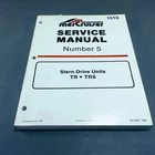 Oem 1985 Mercruiser Service Manual Number Stern Drive Units Trs 90-12935 Used. Price: $45.77.