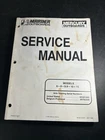 Mercury Mariner 6 9.9 10 15 Service Manual 90-827242R1 May 1998 Used. Price: $10.00.