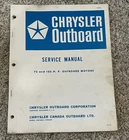 Oem Chrysler Outboard 75 And 100 Hp #OB981 Used. Price: $25.00.