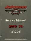 2000 Johnson 787069 40 50 55 60 65 Models Factory Service Repair Manual Used. Price: $30.00.