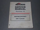Mercury Mercruiser Service Manual 10 Marine Engines Gm Cylinder, 90-14693-1 Used. Price: $10.00.