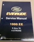 Oem Johnson/evinrude Outboard Service Manual 1999 Ee Hp Thru 15 4-T 787022 Used. Price: $34.99.