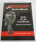 Mercury Service Manual 25 30 Jet Fourstroke Elec Fuel Injection 90-899182R01 07 Used. Price: $39.99.