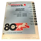 Johnson Outboards 1980 Oem V-6 Models Service Shop Manual JM-8011 Used. Price: $9.95.