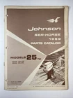 1969 Johnson Omc 25 Hp Parts Catalog Sea-horse P/n 383869 Vintage Used. Price: $31.88.