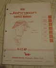 1970 Johnson 1/2 Hp 9R70 9RL70 Outboard Motor Service Repair Manual Used. Price: $24.98.