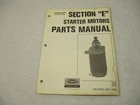 1979 Mercury Mark Outboard Starter Motors Parts Manual Catalog Section Used. Price: $12.98.