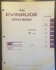 1966 Evinrude Service Manual 4280 For Sportwin 9.5 Hp Models 9622, 9623 Used. Price: $39.87.