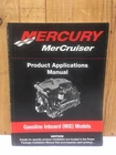 Nos 2001 Mercury Mercruiser Product Applications Manual -gas Inboard Mie Models New. Price: $19.95.