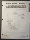 Brp Johnson 5005779 2004 8 Hp 4-STROKE Models Outboard Parts Catalog Used. Price: $9.95.