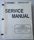 1999 Mercury/mariner 40 45 50 Bigfoot 4-STROKE Service Manual P/n 90-828631R3 Used. Price: $15.95.