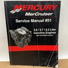 Mercury Marine Boat Service Manual #51 5.0 5.7 6.2 Gas Engines P/n 90-879288300 Used. Price: $89.99.