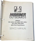 Mariner Outboards 20C 25C W25 30A W30 Prop Exhaust Service Manual 90-84681-1 Used. Price: $32.95.