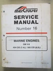 Oem 1994 Mercury/mercruiser Sterndrive Service Manual #16 90-823224 Used. Price: $34.99.