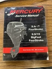 Mercury 9.9/15 Bigfoot Fourstroke Factory Service Manual P/n 90-856159R02 Used. Price: $15.00.