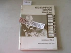 1972 Evinrude 40 Hp Norseman Motor Engine Service Manual P/n: 4817 Used. Price: $13.88.