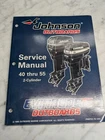 Omc Johnson Evinrude Service Manual "ed" 40 Thru 55 Hp Cylinder #507124 Used. Price: $76.50.