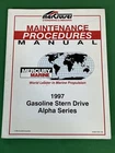 1997 Mercury Mercruiser Maintenance Procedures Manual Gas Stern Drive Alpha Used. Price: $49.95.