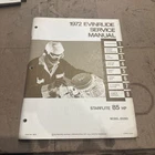 1972 Evinrude Starflite Hp Models 85293 Service Manual P/n: 4820 Used. Price: $22.00.