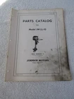 Johnson Antique Outboard Motor Original Factory Parts List 1952 3HP JW10 JWL-10 Used. Price: $9.95.