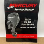 Mercury 25/30 Jet 4-STROKE Electronic Fuel Injection Service Manual 90-899182R01 Used. Price: $24.99.