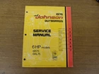 1975 P/n JM-7504 Johnson Outboard Motor Service Manual 6 Hp Free Ship B424 Used. Price: $29.99.