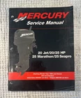 Mercury Service Manual Jet 20/25 Hp MARATHON/25 Seapro 90-826883R03 Used. Price: $99.56.