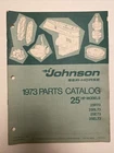 1973 Johnson Omc 25 Hp Parts Catalog Sea-horse P/n 386134 Vintage Used. Price: $35.80.