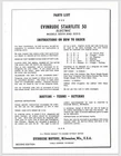 1958 Evinrude 50HP Starflite Electric 50514 50515 Parts Catalog New. Price: $29.95.