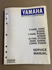 Oem 1998 Yamaha Service Manual C150W D150W P200W P/n LIT-18616-01-87 (used). Price: $42.50.