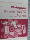 1974 Johnson Sea Horse Parts Catalog 9.9 Hp Models 10R74, 10RL74, 10E74, 10EL74 Used. Price: $22.19.