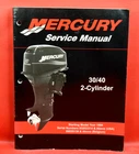 Mercury 30/40 2-CYLINDER Oem Service Manual 90-826148R03 (8/03 ) Very Good Used. Price: $42.46.