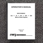 1986 Marine Diesel Engine Operator Maint Manual Westerbeke 13A 18 21A 27A 33A Good. Price: $19.78.