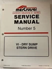 90-840250 Mercruiser Service Manual # Vi-dry Sump Stern Drive Used. Price: $17.45.