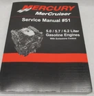 2012 Mercury Mercruiser #51 Service Manual 5.0 5.7 6.2 Gas Engines 90-879288300 Used. Price: $189.99.
