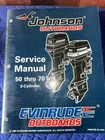 1996 Johnson 50HP Thru 70HP Cylinder Outboard Evinrude Factory Service Manual Used. Price: $14.95.