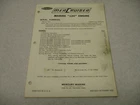 90-37325 1973 Mercury Mercruiser Marine 120 Engine Parts List Manual Used. Price: $15.95.