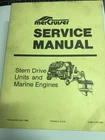 Mercury Mercruiser Stern Drive Engines Service Manual C-90-71707 Used. Price: $11.68.