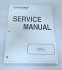 1998 Mercury Quicksilver Remote Controls Service Manual P/n 90-814705R2 Used. Price: $8.32.