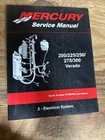Mercury Service Manual 200/225/250/275/300 Hp Verado 90-896580201 #61 Used. Price: $33.99.