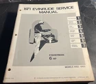 1971 Evinrude Outboard Fisherman Hp Service Manual P/n 4746 (225) Used. Price: $29.99.