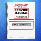 Mercury Mercruiser Bravo 1 3 Sterndrive Service Manual 2000 - Wire Bound Brand. Price: $57.30.
