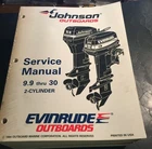 1995 Omc Johnson Evinrude 9.9 Thru 30 2 Cylinder Service Manual 503146 (965) New. Price: $49.99.