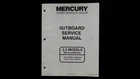 Mercury Mariner 2.5 Outboard Service Manual 90-815595-1 1994 Diagrams Good. Price: $49.99.