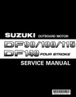 Suzuki Outboard Service Manual Book 2002 DF90, DF100, DF115 & DF140 Stroke. New. Price: $26.00.