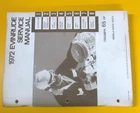 1972 Evinrude Outboard 4819 Triumph 65 Hp Techicians Service Manual Models ++ Used. Price: $23.10.