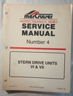 Mercruiser 90-848656 3/1996 & Vii Stern Drive Units H.p. # Service Manual Used. Price: $12.95.