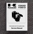FD620D FD661D Engine Service Manual Fits Kawasaki V-twin 20HP + Supplement Good. Price: $24.10.