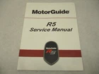 90-8M0121082 2017 Trolling Service Repair Manual For Motorguide R5 Used. Price: $28.35.
